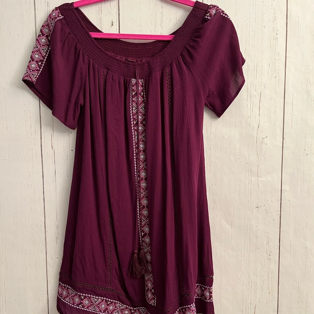 Mi Ami Purple Mini Dress
